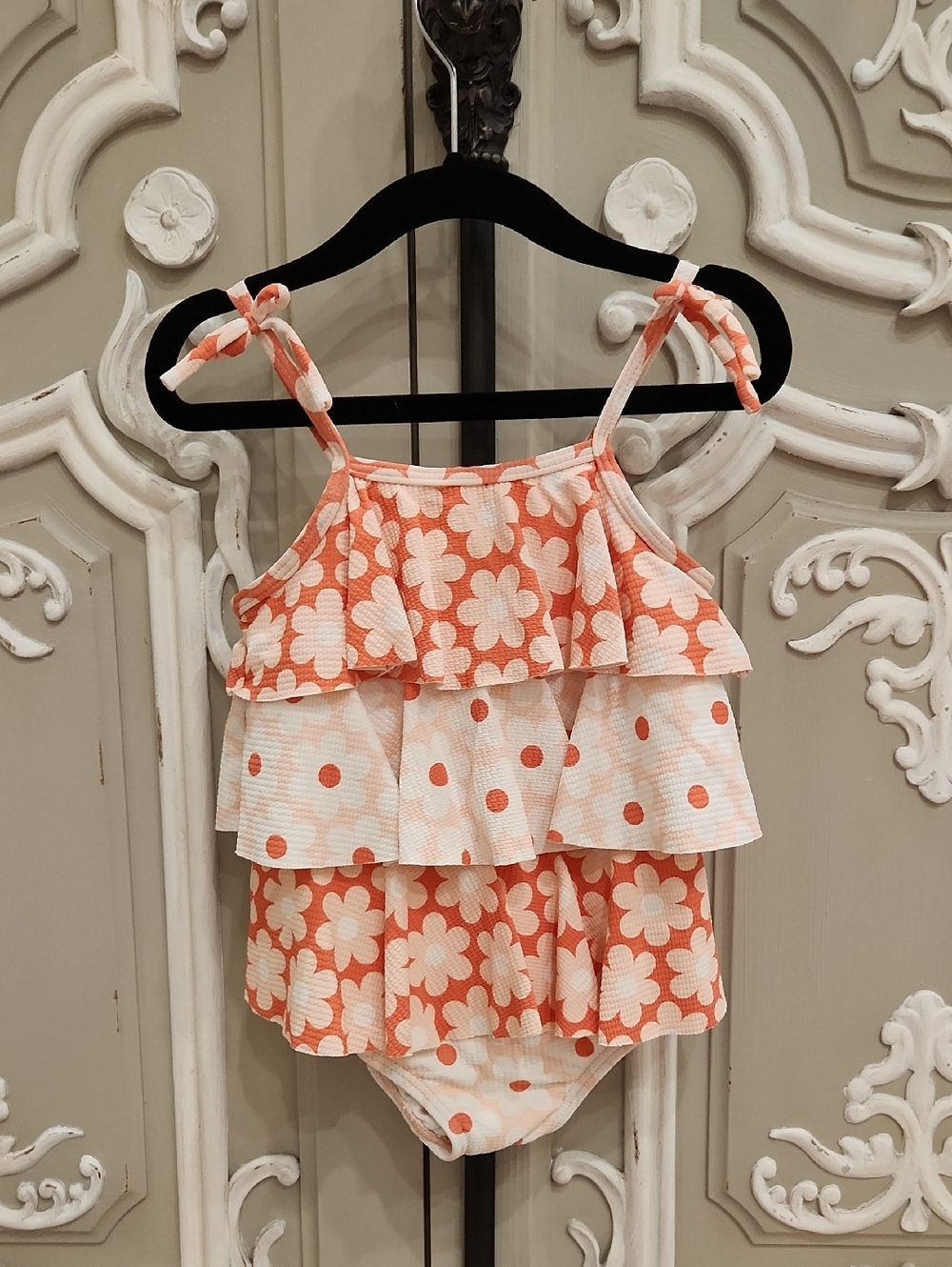 Seed Heritage Baby Girl Floral Swimmers Size 1/ 12 - 18 Months